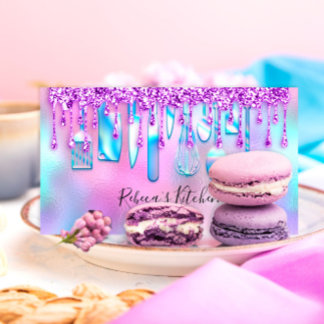 Catering Personal Koch Kitchen Knifes Holographisc Visitenkarte