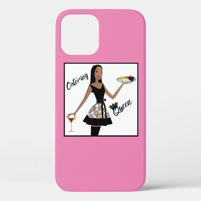 "Catering Queen" Afrikanisch-Amerikanische Diva Case-Mate iPhone Hülle (Rückseite)