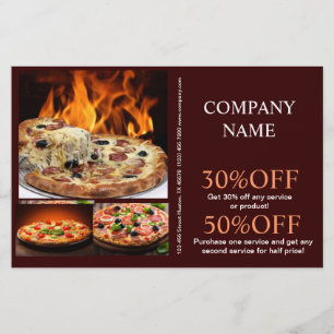 Catering-Service-Deli-Shop Italienisches Essen Piz Flyer