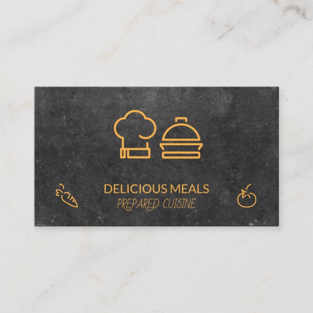 Catering Service | Lebensmittelindustrie | Koch Visitenkarte (Vorderseite)
