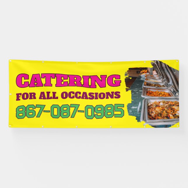 Catering Services Custom Banner (Horizontal)