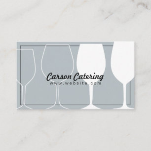 Catering-Unternehmen Food-Service-Partyplaner Visitenkarte
