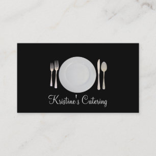 Catering, Verpflegung, Restaurantkarte Visitenkarte