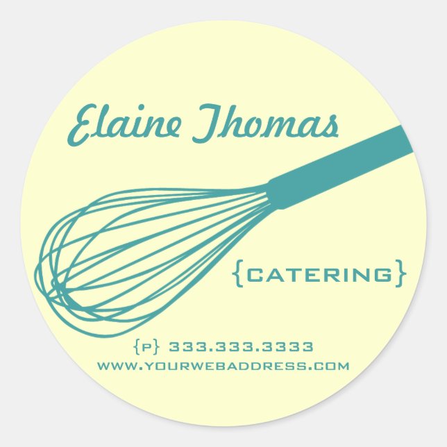 Catering Whisk Stickers (Vorderseite)
