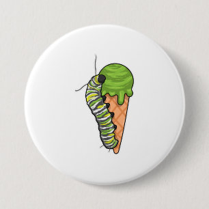 Caterpillar Ice cream Button