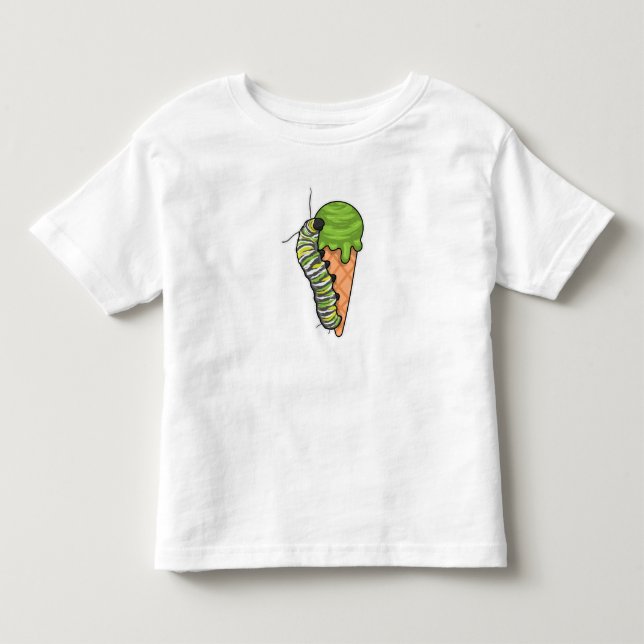 Caterpillar Ice cream Kleinkind T-shirt (Vorderseite)