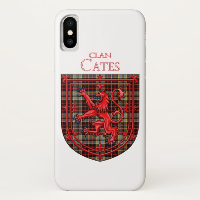Cates Dress Tartan Scottish Kariert Case-Mate iPhone Hülle (Rückseite)