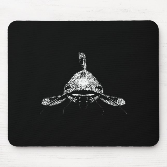 Catfish Angler Catfish Fisch Fisherman Fishi Mousepad (Vorne)