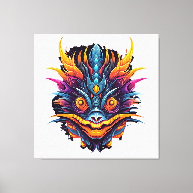 Catfish Beautiful Pop Kunst Leinwanddruck (Vorderseite)