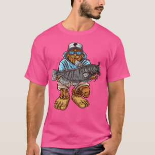 Catfish Bigfoot Jagd T-Shirt