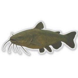 Catfish Cut-out Sticker