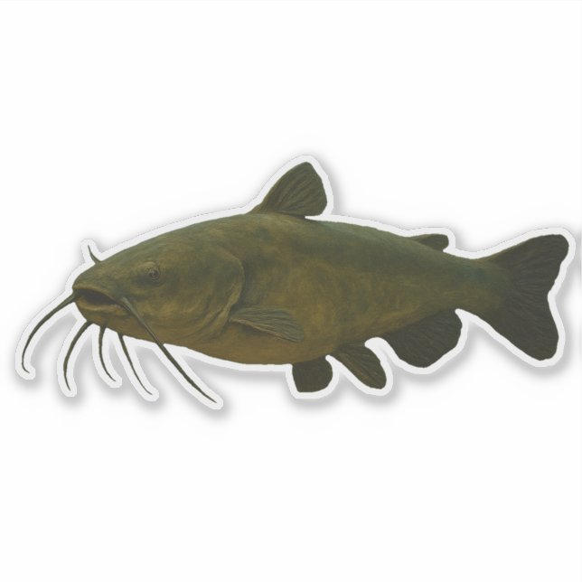 Catfish Cut-out Sticker (Vorderseite)