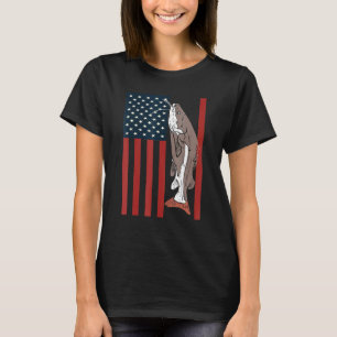 Catfish Fish Fish Patriotic Catfish American T-Shirt