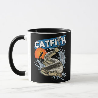 Catfish Fisherman Tasse