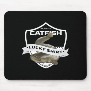Catfish Glücksshirt Lustiges Zubehör für Catfish F Mousepad
