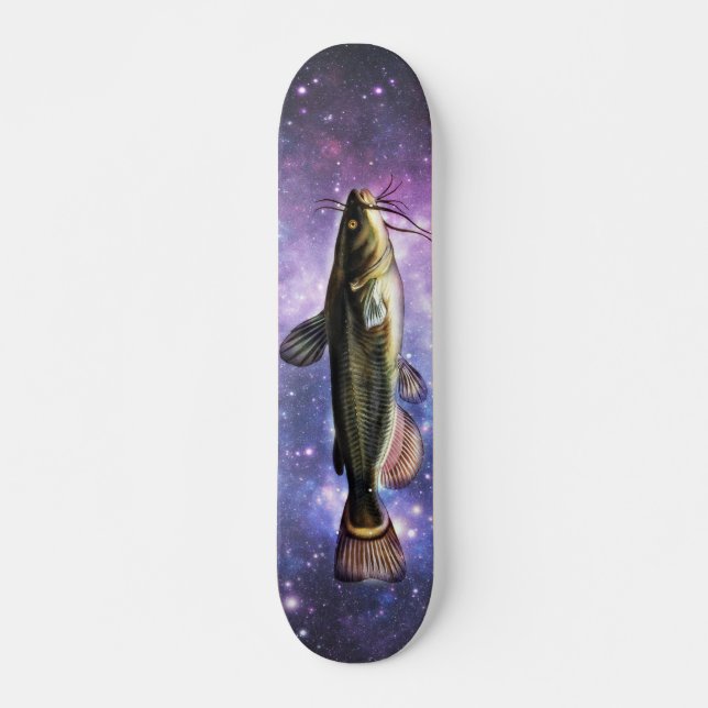 Catfish in Deep Space Skateboard (Vorne)