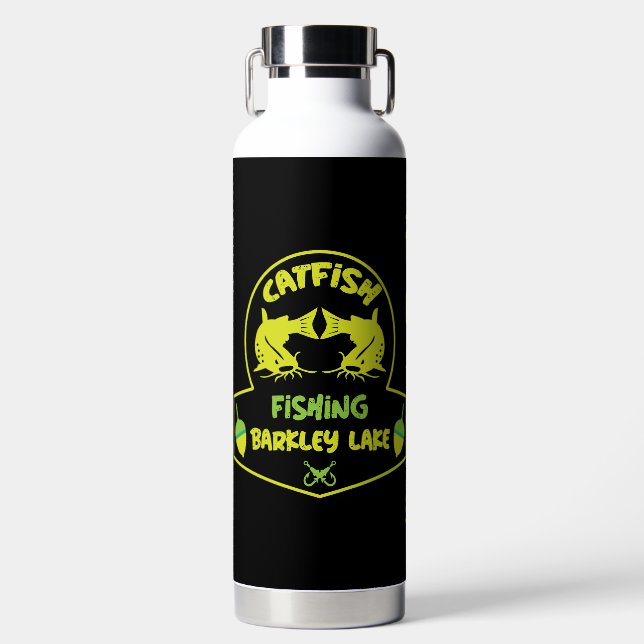 Catfishing Lake Barkley Kentucky Trinkflasche (Vorderseite)