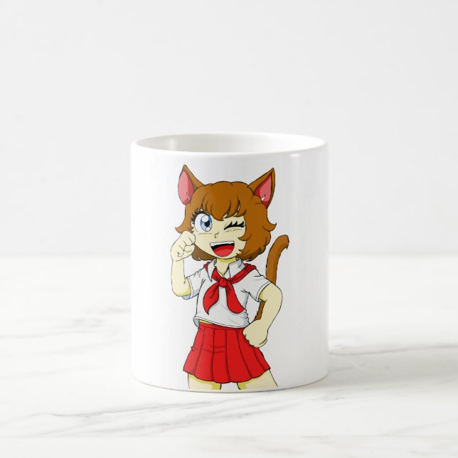Catgirl Diana Tasse (Mittel)