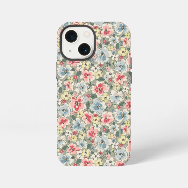 Cath Kidston-Design iPhone 13 Mini Hülle (Rückseite)