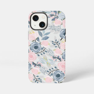 Cath Kidston London Design blaue Blumen iPhone 13 Mini Hülle