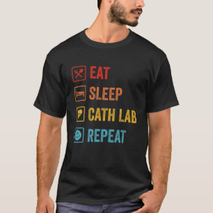 Cath Labrador EKG Pflege Heartbeat Tech Niedlich R T-Shirt
