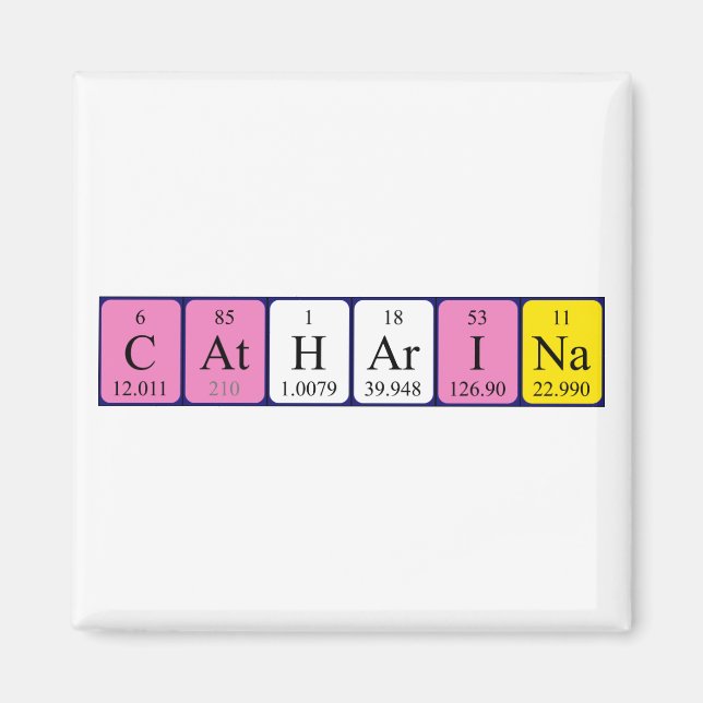 Catharina Periodenmagnet Magnet (Vorne)