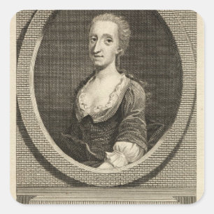 Catharine Cockburn Quadratischer Aufkleber