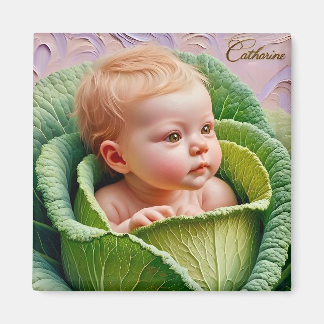 CATHARINE ~ Dans le patch de chou ~ Aimant (Devant)