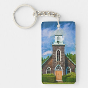 Cathedral Camp Porte - clé acrylique