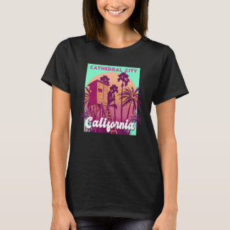 Cathedral City California Palmen Strand Retro vi T-Shirt