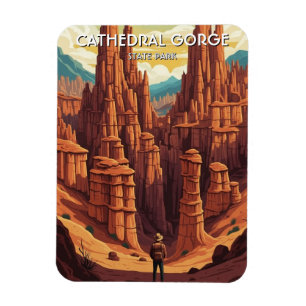 Cathedral Gorge State Park Nevada Reise Magnet