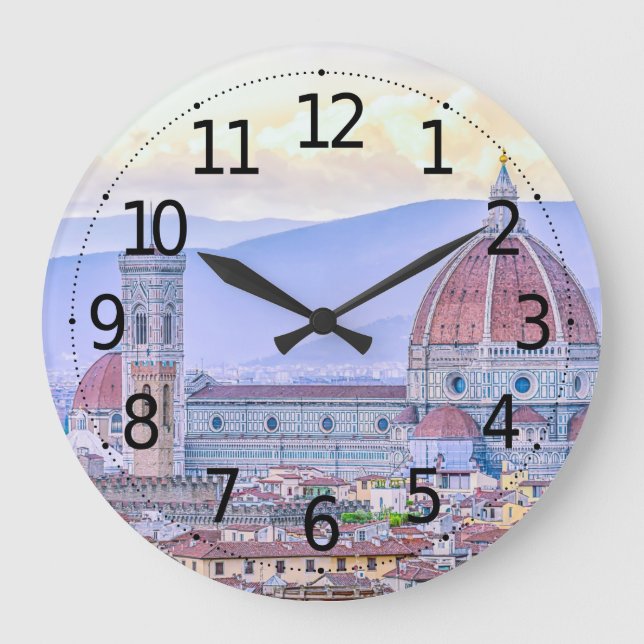 Cathedral of Santa Maria del Fiore Artwork | Große Wanduhr (Vorderseite)