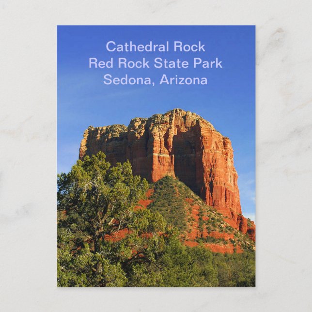 Cathedral Rock, Arizona Postkarte (Vorderseite)