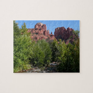 Cathedral Rock und Bach in Sedona Arizona