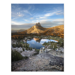 Cathedral See und Spitze - Spur Yosemite John Muir Fotodruck