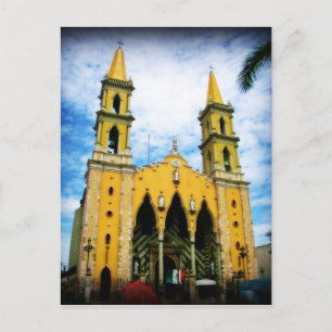 Cathédrale À Mazatlan Mexique Église Carte Postale