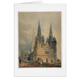 Cathédrale de Lichfield, le Staffordshire, 1794