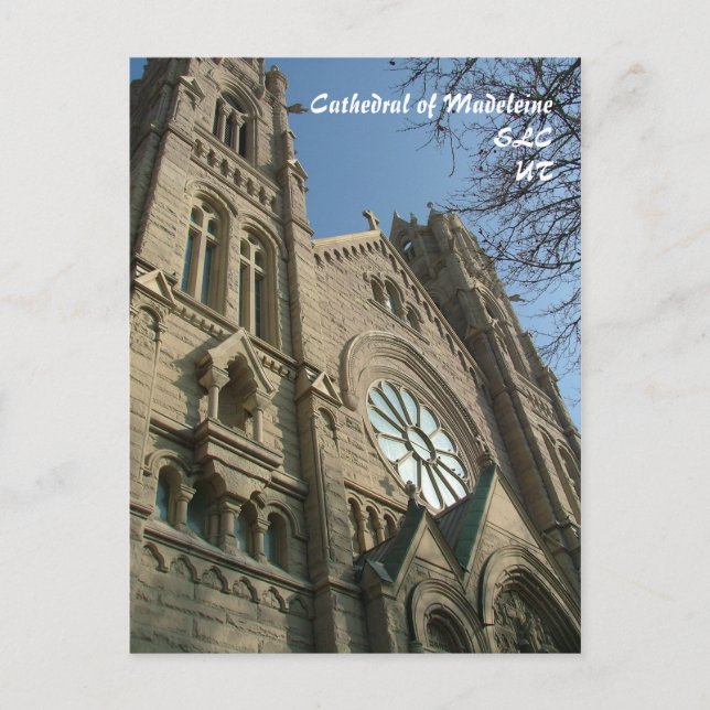 Cathédrale de Madeleine - carte postale (Devant)
