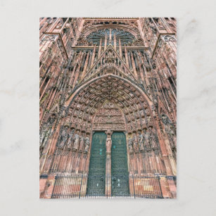 Cathedrale Notre-Dame, Straßburg, Frankreich Postkarte