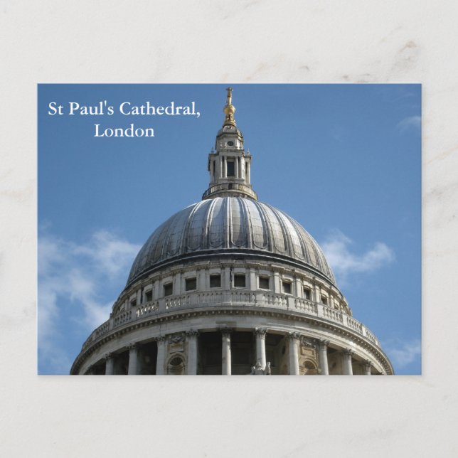 Cathédrale St Paul, Londres Carte postale (Devant)