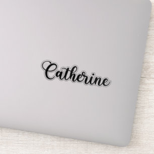 Catherine Name — Handgeschriebene Kalligrafie Aufkleber