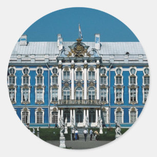 Catherine-Palast in Pushkin, St Petersburg, Rus Runder Aufkleber