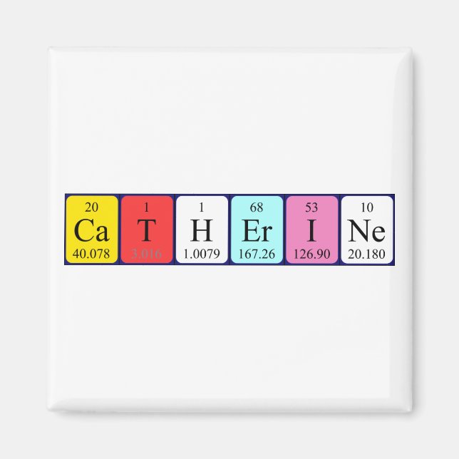 Catherine Periodenmagnetmagnet Magnet (Vorne)