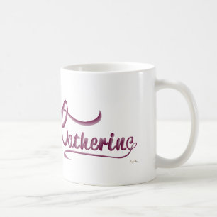 Catherine - personalisierter Name Kaffeetasse