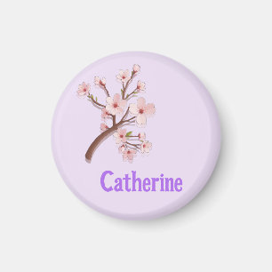 Catherine Sakura Blossom Branch Heart Magnet