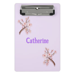 Catherine Sakura Blossom Branch Heart Mini Klemmbrett