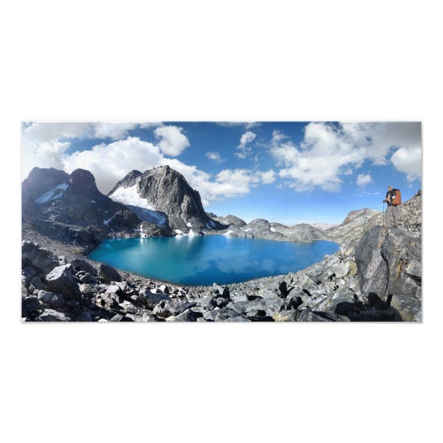 Catherine- und Banner Peak-See - Sierra Nevada Fotodruck (Vorne)