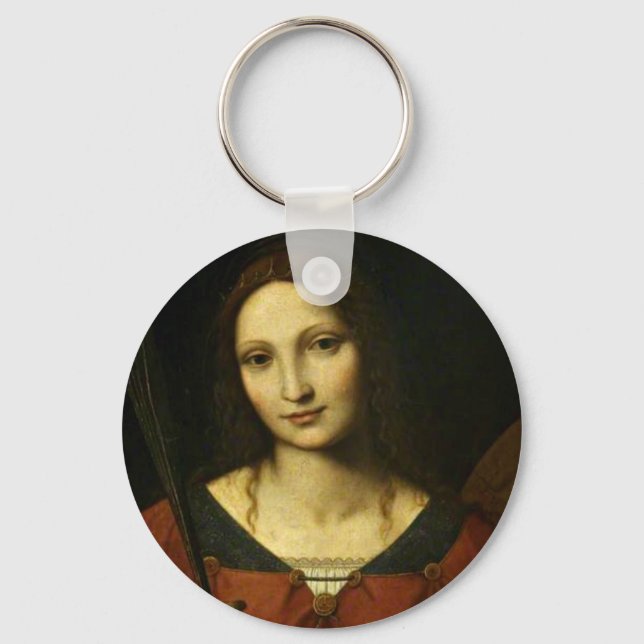 Catherine von Alexandria (Bernardino Luini) Schlüsselanhänger (Vorderseite)