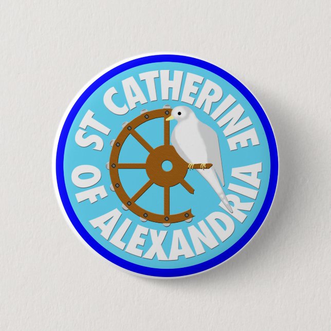 Catherine von Alexandria Button (Vorderseite)