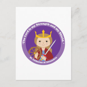 Catherine von Alexandria Postkarte